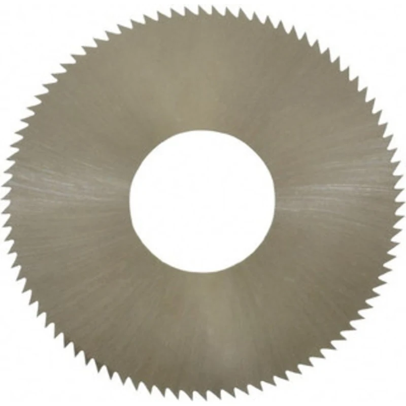 Made in USA 1-3/4 x 0.012, 5/8 Arbor, 90-Tooth High Speed Steel Slitting & Slotting Saw Uncoated, RH Cut, Straight Te...